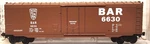 Micro-trains 38140 Bar Bangor Aroostook Railroad 50' Box Car 6630 Nib / F8. Fixed Price $13.99.