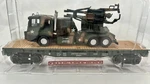 Menards O Scale 279-3479 Army Flatcar W/ Truck & Matching Gun. Fixed Price $63.99.