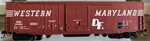 Athearn 91212 Ho-scale Western Maryland 50-FT Combination Door Box Car Rtr Kd Ov. Fixed Price $25.46.