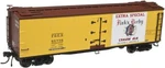 Atlas Ho #20003096 Finks Purple Ribbon Beer 40' Wood Reefer Rd #55735. Fixed Price $23.00.