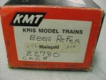 Kmt, Kris Model Trains Scale Rheingold Beer Reefer 22780 With Rust. Fixed Price $25.00.
