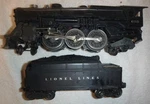 Lionel 1947 675 Engine With Baldwin Disk Wheels And 2466WX Tender - Serviced. Fixed Price $119.99.