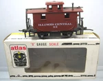 Atlas 6252 Illinois Central Gauge 4-WHEEL Woodside Bobber Caboose. Fixed Price $17.95.