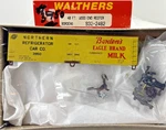Walthers 932-2482 Ho Borden Milk 40 Wood Reefer Boxcar Kit # 3950 Nib. Fixed Price $20.00.