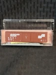 Scale Roundhouse Seaboard Coast Lines Rr Brown Box Car #24047 Nos Kit. Fixed Price $24.00.