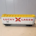 Atlas Trainman Lucky Lagar 40 Ft Plug Door Boxcar 2001142-2 #295 3RAIL. Fixed Price $29.00.