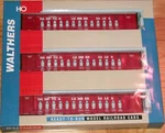 Ho Walthers 932-34107 72' Centerbeam Flat Car 3-PK Hampton Lumber Opera Red Crle. Fixed Price $139.99.