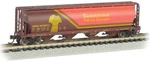 Bachmann 19153 Scale 4 Bay Covered Hopper Saskatchewan Sknx. Fixed Price $31.99.