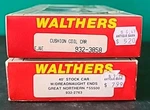 Lot Of Walthers Ho Scale Kits: 932-2763 Stock Car & 932-3858 Coil Model Train. Fixed Price $18.99.