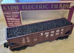 K-line K-6270 Southern Pacific Sp Ribbed Hopper With Load Gauge Box. Fixed Price $11.94.