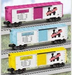 Lionel Monopoly Boxcar 3-PACK #2 6-39298. Fixed Price $125.00.
