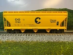 Scale Lionel 6-17101 Chessie System 3-BAY Acf Hopper C&o O4110. Fixed Price $36.99.