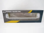 Rapido Trains Ho 147098 Undecorated Gray Marine Industries Bulkhead Flat Car Kit. Fixed Price $54.95.