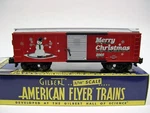6-48340 American Flyer 2002 Merry Christmas Boxcar In Ob. Fixed Price $14.99.