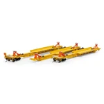 Athearn 15670 Ho Ttrx 57' Trinity Unit Spine Car Set Rd# 360821 Diecast. Fixed Price $64.99.