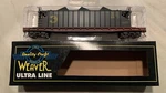 Weaver 2-RAIL Weathered Western Maryland 50 Flat Car Chessie 3 Bay Coal Hopper. Fixed Price $79.99.