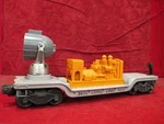 Lionel 3520 Operating Searchlight Car Gauge Grey Orange Vintage Lights.. Fixed Price $19.95.