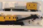 Bachmann 16114 Ho Scale Pennsylvania Railroad 250-TON Crane Car And Boom Tender. Fixed Price $60.00.