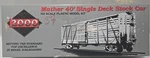 Proto 2000 Series Ho Scale Mather 40 Single Deck Stock Car Kit #55018. Fixed Price $14.95.