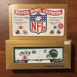 Mantua New York Jets Nfl Super Bowl Express Box Car Reefer 733-918 First Edition. Fixed Price $38.00.