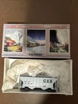 Walthers Csx 100 Ton Cement Hopper Car #224997 W/ Weathered Trucks. Fixed Price $17.00.