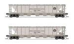 Broadway Limited 7255 N Scale Prr H32 Covered Hopper Gray (2). Fixed Price $44.69.