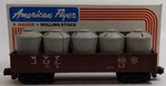 American Flyer 4-9304 Scale New York Central Gondola W/canisters #9304 Nib. Fixed Price $19.99.