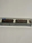 Kato At&sf Brown Ac&f 70T Closed Side Covered Hopper 2-CAR Set Gauge. Fixed Price $49.95.