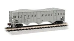Bachmann 18757 Scale 100 Ton Bay Hopper With Load Western Maryland Wm 63894. Fixed Price $42.99.