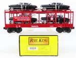 O27 3-RAIL Mth Railking 30-7659 Atsf Auto Carrier #11070 W/ Ertl '52 Cadillacs. Fixed Price $74.95.