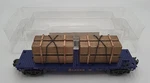 Menards 279-0840 Gauge Alaska Flatcar W/ Lumber Load #10273 Ln/box. Fixed Price $28.19.