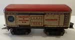 Marx Train - 555 C&s Refrigerator Car 6 Inch 8 Wheel Sliding Doors Red Top. Fixed Price $29.99.