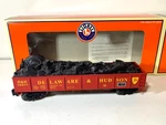 Lionel 6-17416 D&h Delaware Hudson Gondola W/ Scrap Load Gauge. Fixed Price $29.99.