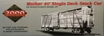Proto 2000 21200B Mather 40' Single Deck Stock Car #32833 C&nw Built Kit Ho 1/87. Fixed Price $17.50.