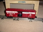 Lionel Operating Box Car #6-29856 Monon 0-027. Fixed Price $34.95.