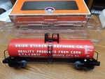 Lionel 6-17927 Union Starch Unibody Tank Car Gauge Lqqk. Fixed Price $45.00.