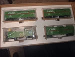 Lionel Chicago Indianapolis Michigan Midland Freight Set 6-18556. Fixed Price $73.00.