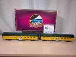 Mth 20-6658 Chicago North Western 2-CAR Scale Bi-level Passenger Set. Mint Box. Fixed Price $382.61.