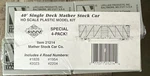 Proto 2000 Ho Kit Pack 21214 40 Single Deck Mather Stock Car. Fixed Price $49.99.