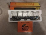 Rail King Cp Gondola Car With Lcl Containers Mth 30-7253 Gauge. Fixed Price $15.00.