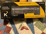 K-line #K761-1896 Pennsylvania Merchandise Service Boxcar. Fixed Price $80.00.