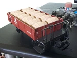 Scale Lgb Dr Gondola Lehman Toy Train W/wine Barrel Load. Fixed Price $50.00.