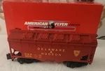 Lionel American Flyer Delaware & Hudson Covered Hopper 6-48609 Gauge Nos 1991. Fixed Price $49.99.