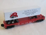 Lionel Scale St Louis Convention Trailer Flatcar #52003 Ozark Division. Fixed Price $115.00.