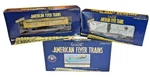 American Flyer Train X3 S-gauge, Die-cast: Track Gang, 3-DOME Tank, Reefer *new*. Fixed Price $215.00.