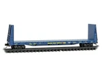 Micro-trains Mtl 05400081 Gvsr "golden West" 61' Bulkhead Flat Car #450038. Fixed Price $32.33.