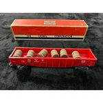 Original Post War Lionel 6462 Nyc Gondola Car Red With Barrels And Box Gauge. Fixed Price $199.99.