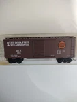 Micro-trains Scale West India Fruit & Steamship 40 Boxcar, #20360, Rd# Wif 101. Fixed Price $18.50.