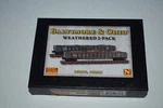 Scale Mtl Set Of Blatimore & Ohio Weathered 50' Gondolas C29899. Fixed Price $54.99.