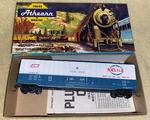 Nestle 50 Plug Door Boxcar Athearn Blue Kit #5284 Built With Kadees. Fixed Price $20.00.
